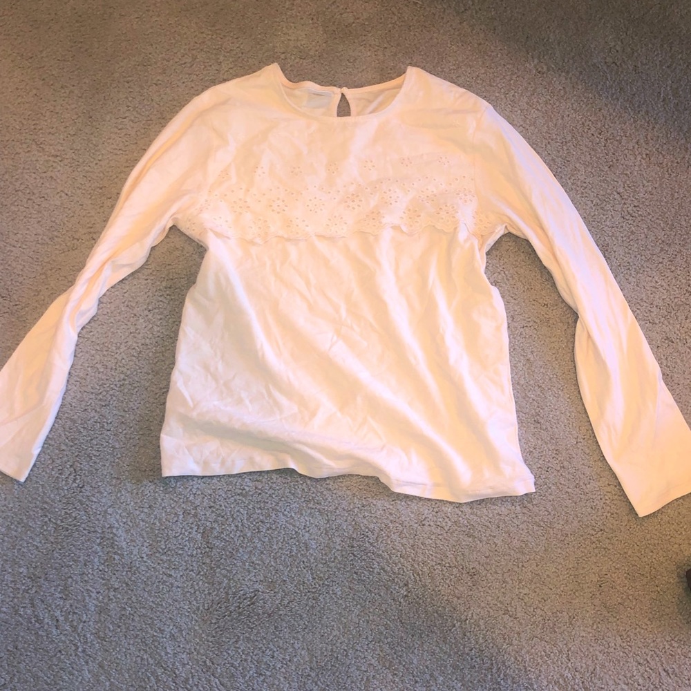 Once worn pink long sleeve Zara shirt.